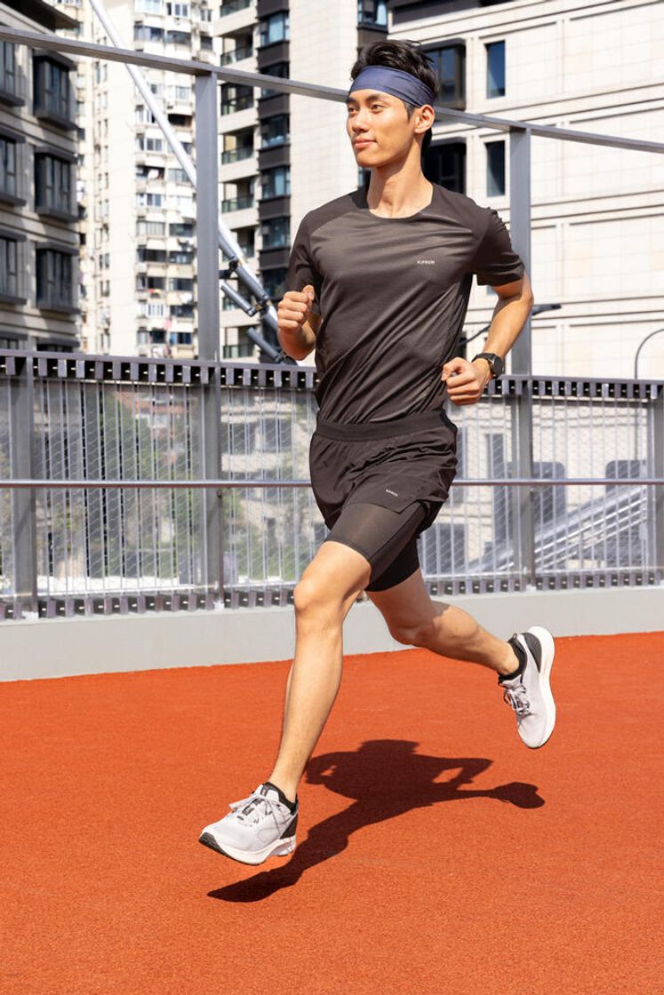 데카트론 러닝 쿨링 헤드밴드 스모크 그린(DECATHLON Kiprun Running Cooling Headband Smoke Green) - 6