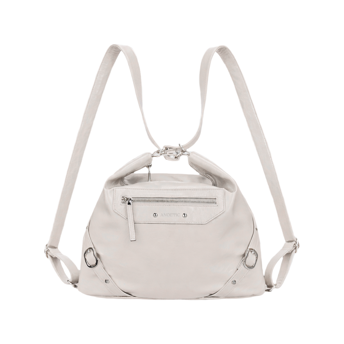 아노에틱 투웨이 지퍼백 아이보리(Anoetic 2-Way Zipper Bag Ivory) - 4