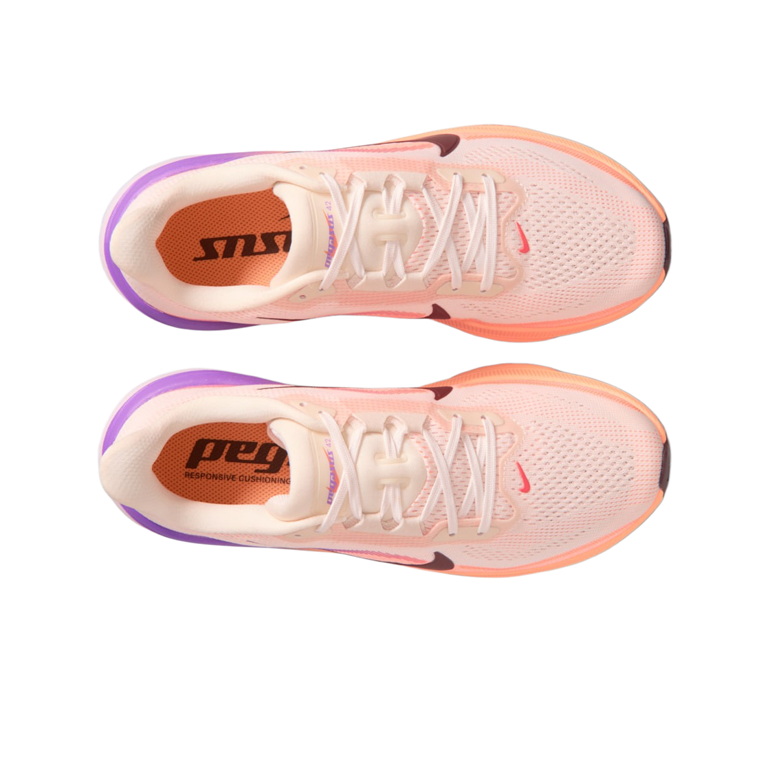 (W) 나이키 에어 줌 페가수스 42 초크 오렌지 펄스((W) Nike Air Zoom Pegasus 42 Chalk Orange Pulse) - 2