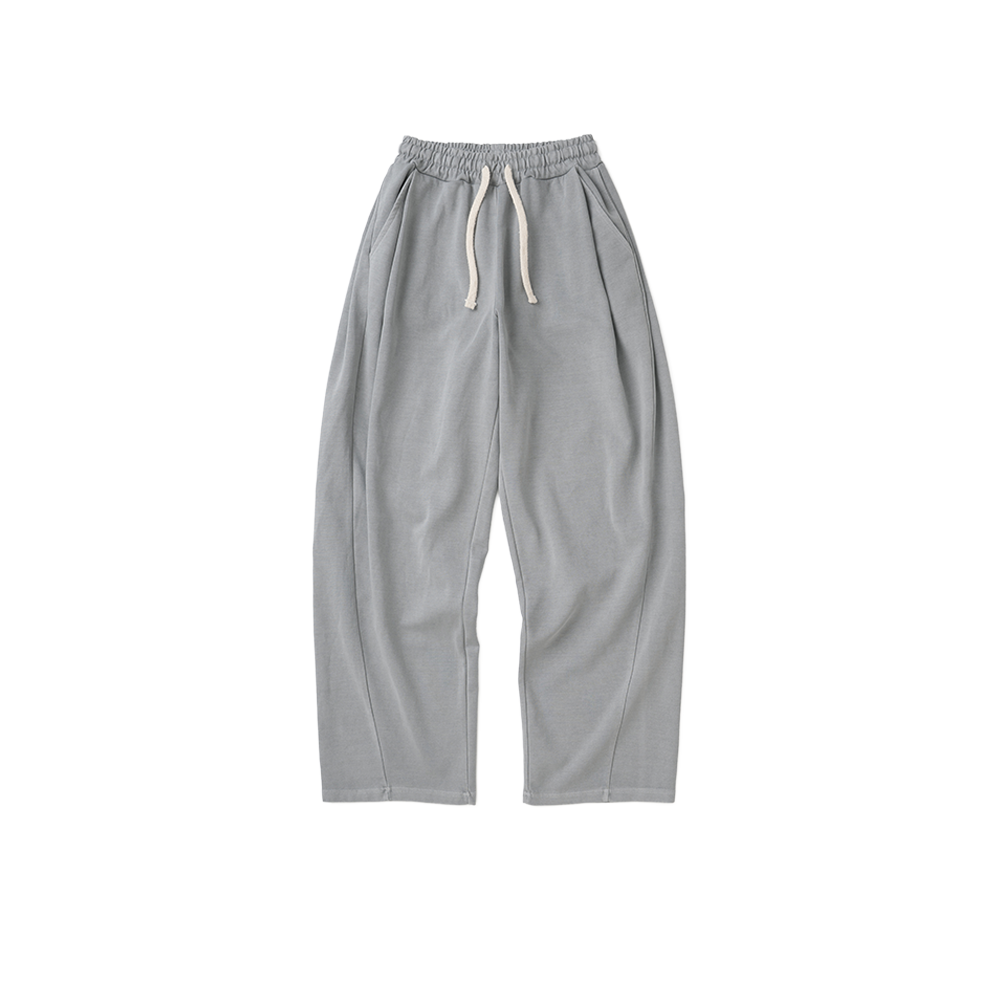 니티드 피그먼트 커브드 트레이닝 팬츠 스톤 그레이(Knitted Pigment Curved Training Pants Stone Grey) - 1