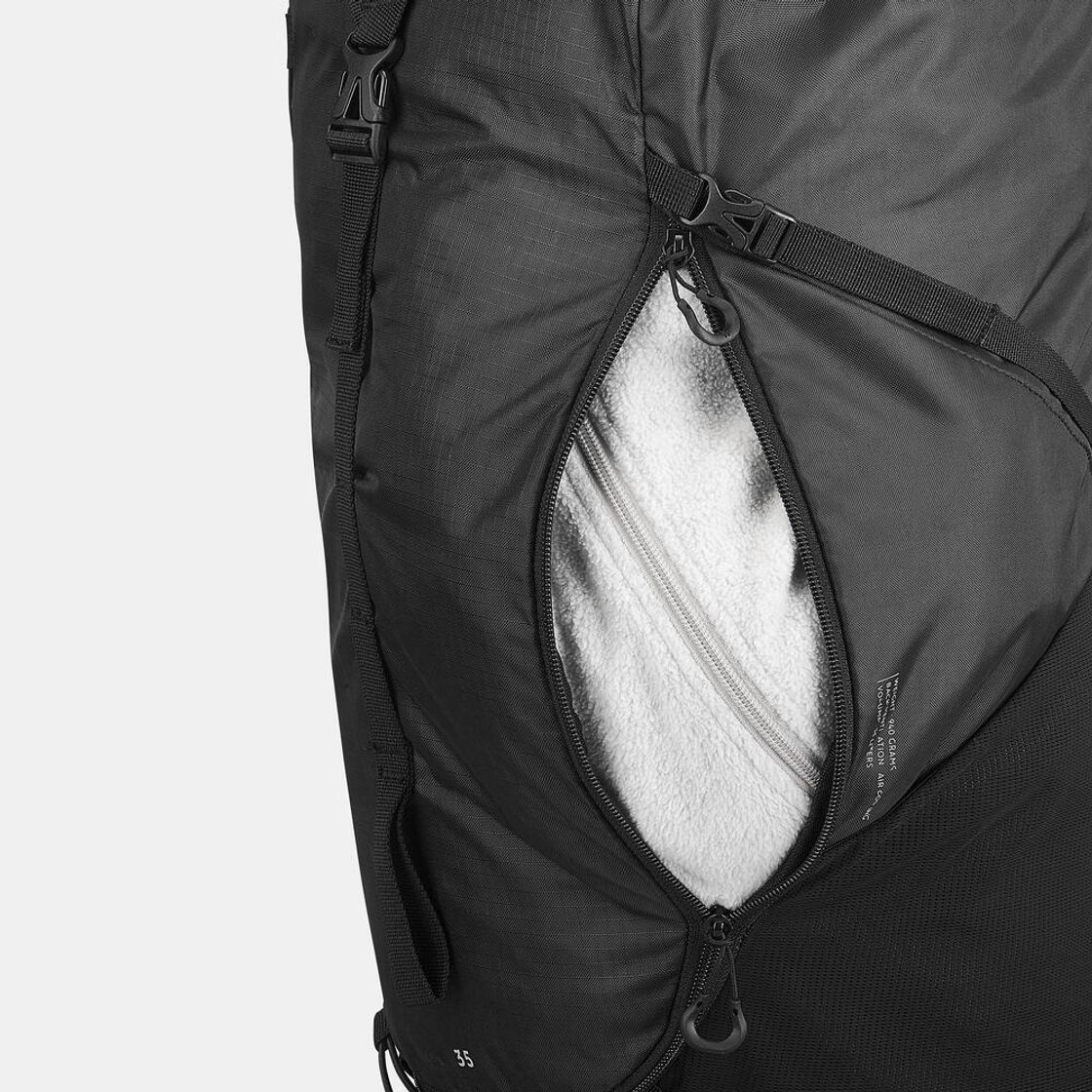 데카트론 등산 백팩 35L MH100 스모크 블랙(DECATHLON Hiking Backpack 35L MH100 Smoked Black) - 10