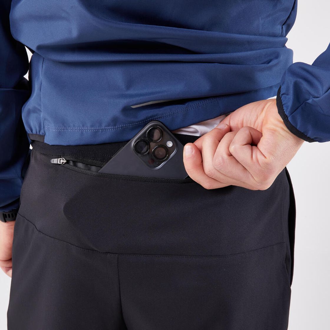 데카트론 남성 러닝 바지 런 드라이 100 스모크 블랙(DECATHLON Men's Running Trousers Run Dry 100 Smoke Black) - 3