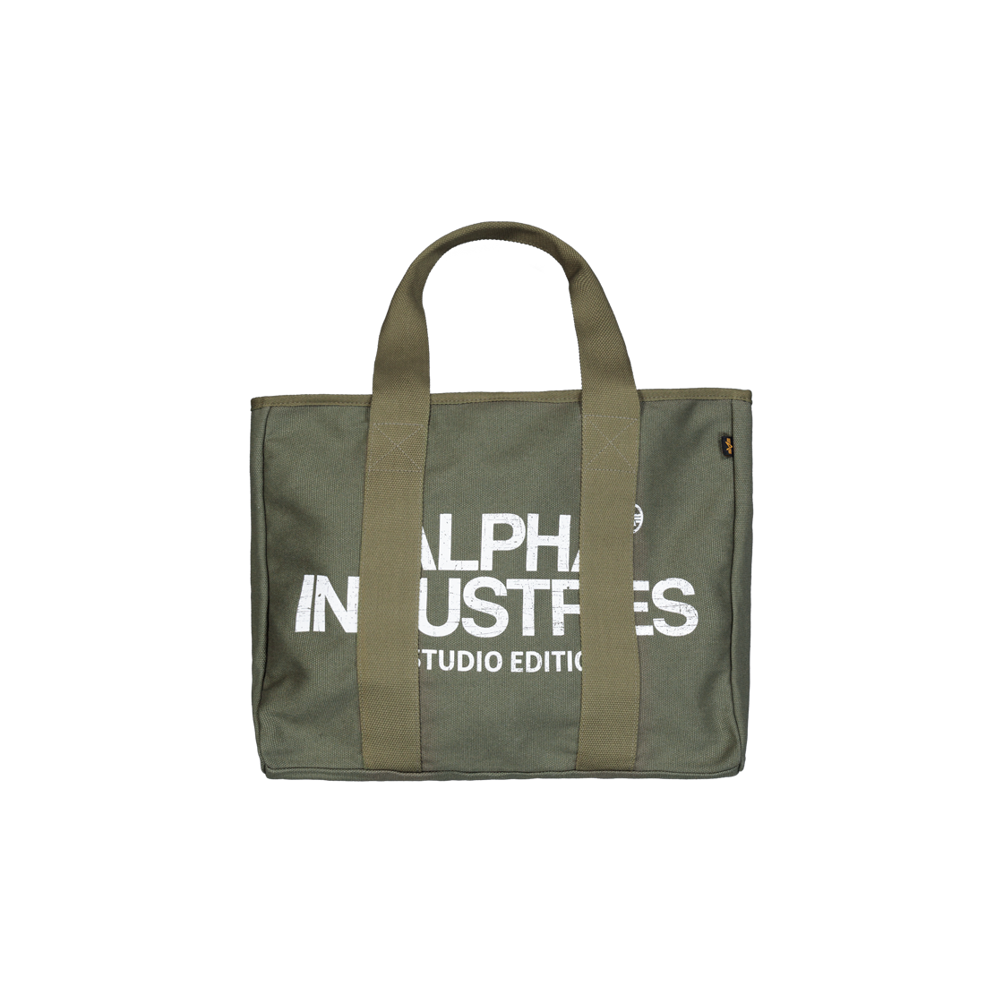 알파 인더스트리 스튜디오 토트백 라지 다크 올리브(ALPHA INDUSTRIES Studio Tote Bag Large Dark Olive)