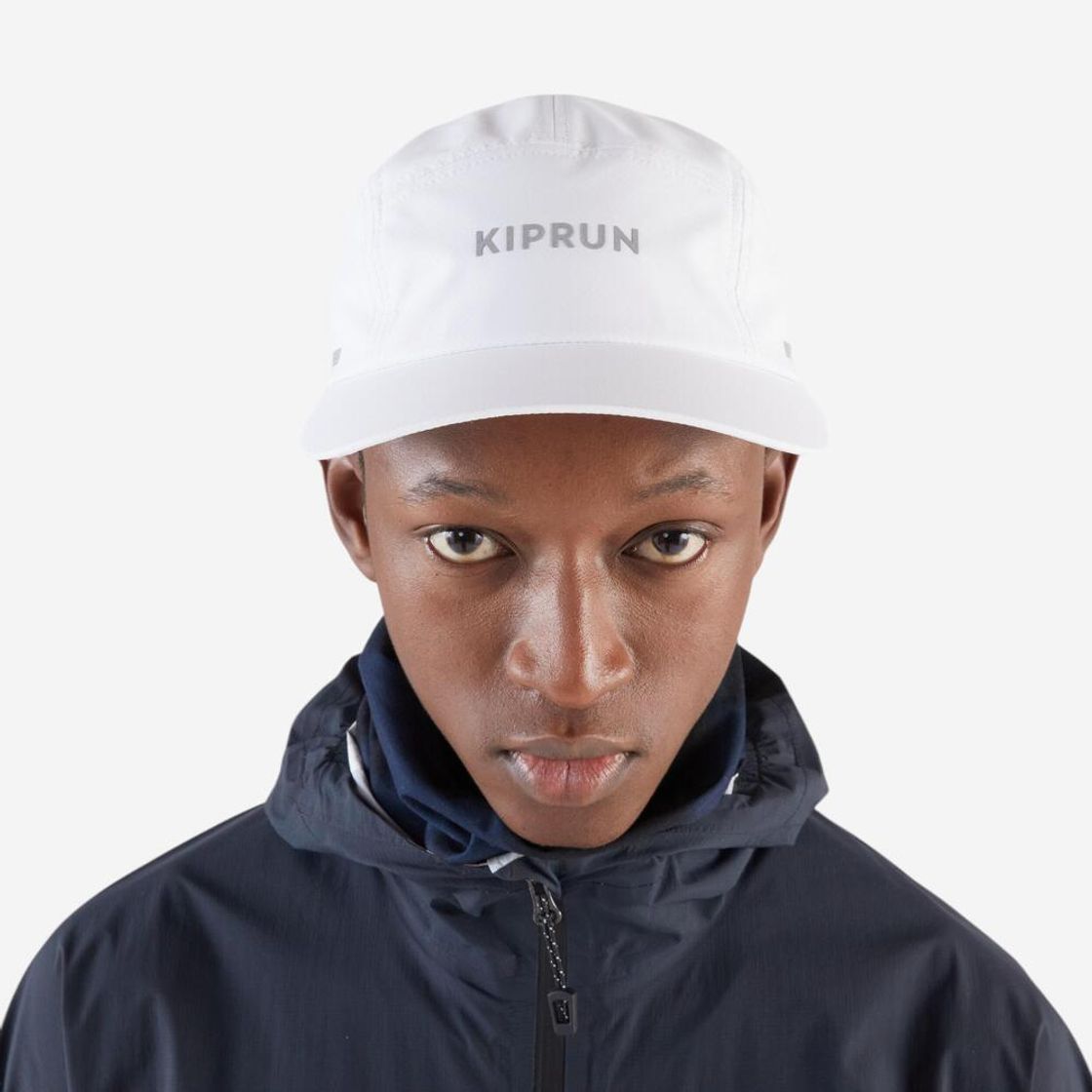 데카트론 러닝 5패널 발수 캡 모자 울트라 화이트(DECATHLON Running 5-Panel Water-Repellent Cap Ultra White) - 4
