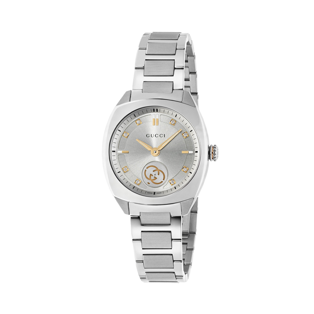 [20% 쿠폰] 구찌 인터로킹 쿼츠 29mm 스테인리스 스틸 실버([20% 쿠폰] Gucci Interlocking Quartz 29mm Stainless Steel Silver) - 2