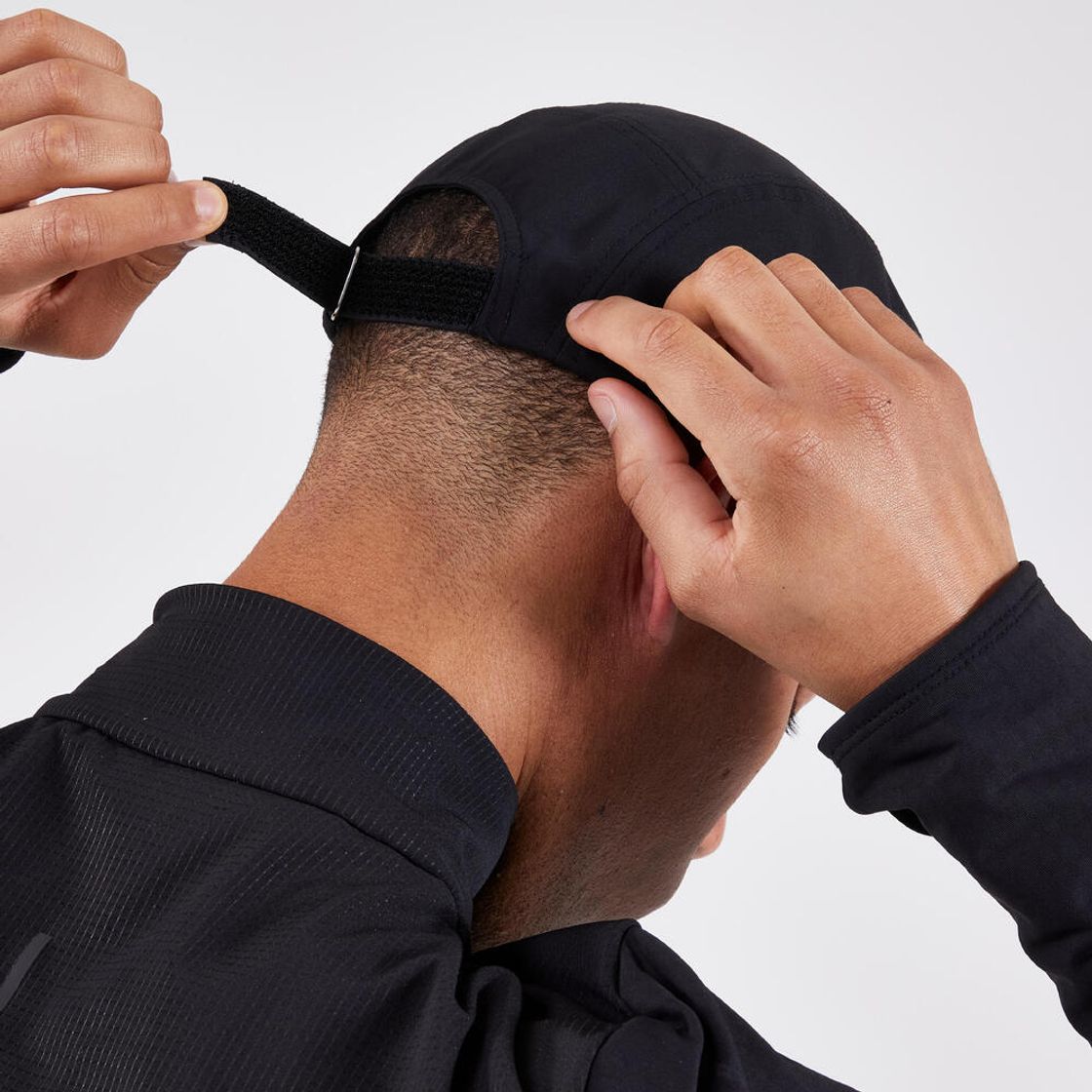 데카트론 러닝 5패널 발수 캡 모자 스모크 블랙(DECATHLON Running 5-Panel Water-Repellent Cap Smoked Black) - 7