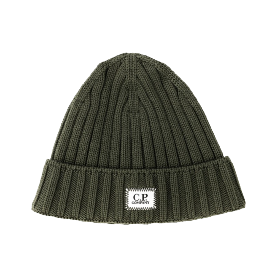 C.P. 컴퍼니 로고 울 비니 스톤 그레이 - 21FW(C.P. Company Logo Wool Beanie Stone Grey - 21FW)