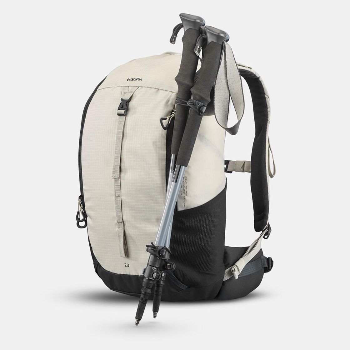 데카트론 등산 백팩 20L MH100 루나 베이지(DECATHLON Hiking Backpack 20L MH100 Lunar Beige) - 5