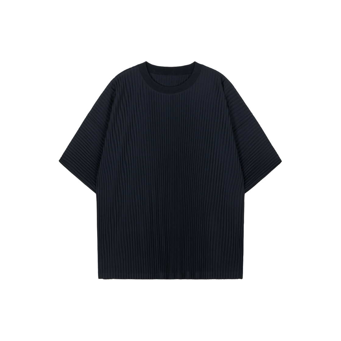 티엔지티 요요기 플리츠 티셔츠 네이비(TNGT Yoyogi Pleats Tee Navy) - 1