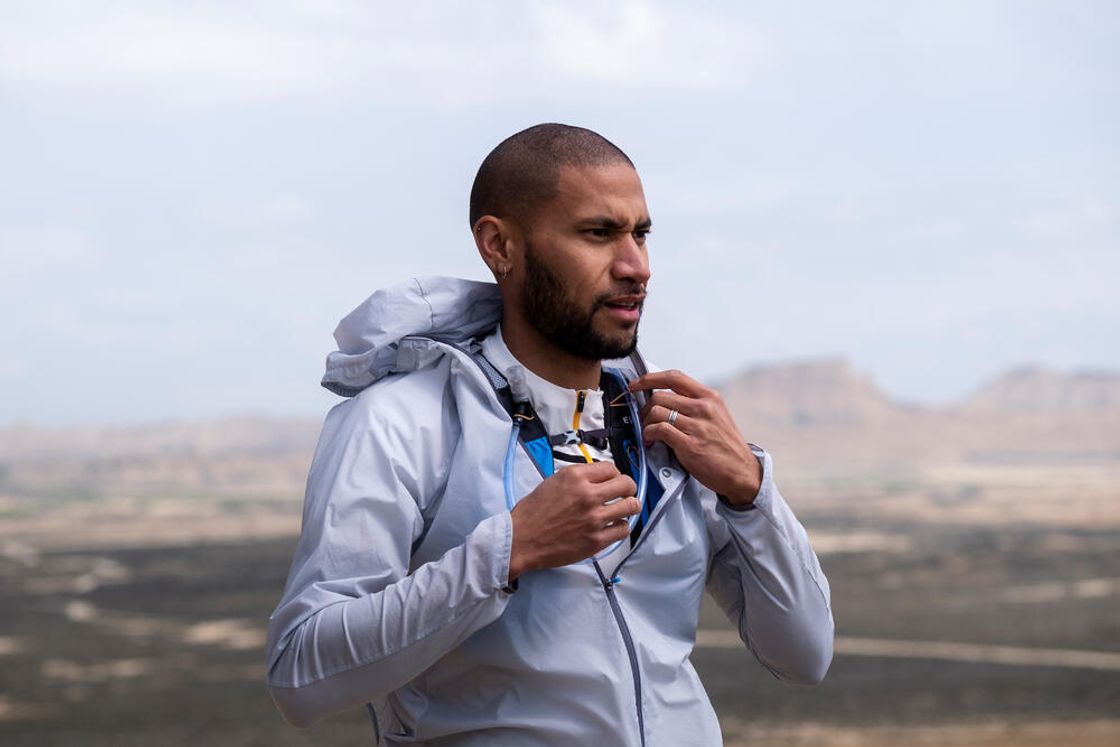 데카트론 남성 트레일 러닝 윈드 재킷 런 900 실버 그레이(DECATHLON Men's Trail Running Wind Jacket Run 900 Silver Grey) - 9