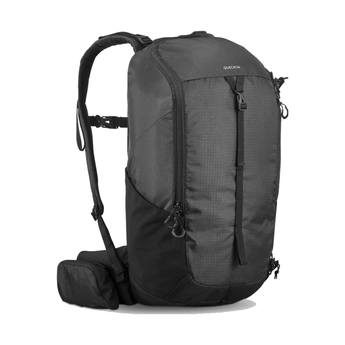 데카트론 등산 백팩 20L MH100 스모크 블랙(DECATHLON Hiking Backpack 20L MH100 Smoked Black) - 1