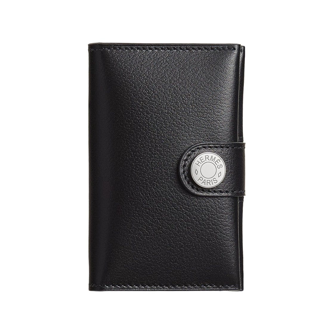 H088006CK3Y Hermes R.M.S Card Holder Evercolor & Palladium Caban