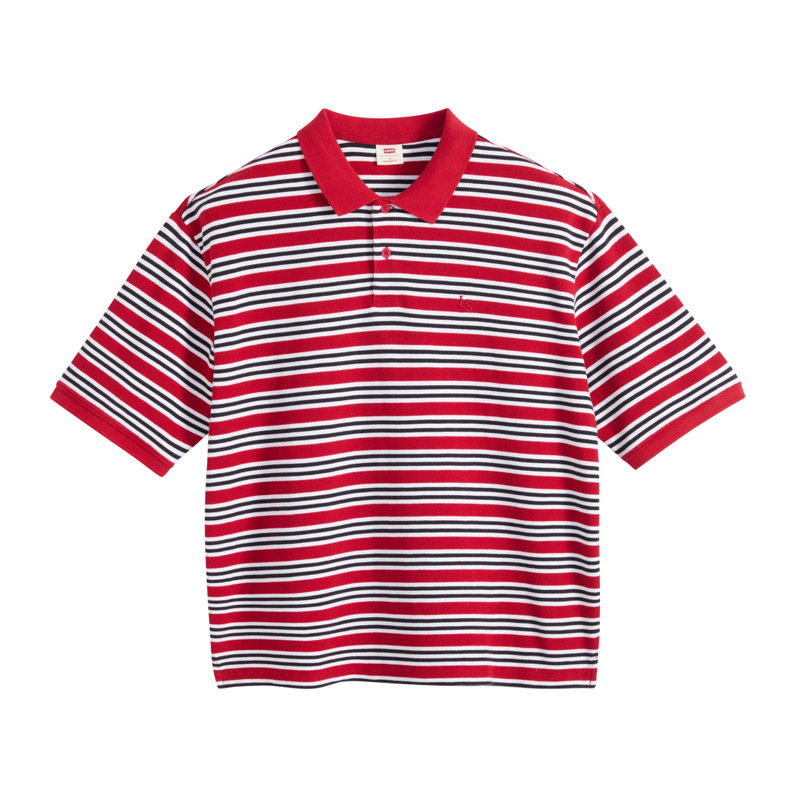 리바이스 핀 박시 폴로 레드(Levi's Finn Boxy Polo Red) - 1