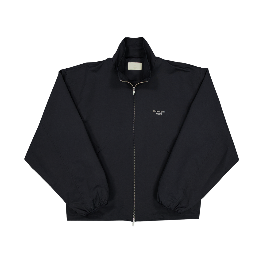 언더마이카 무.177 클래식 로고 벌룬 윈드브레이커 집업 블랙(Undermycar Mu.177 Classic Logo Balloon Windbreaker Zip-up Black) - 3