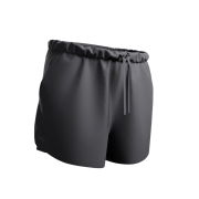 DECATHLON Women's 3" Running Lightweight Shorts Run Dry 500 Smoke Black