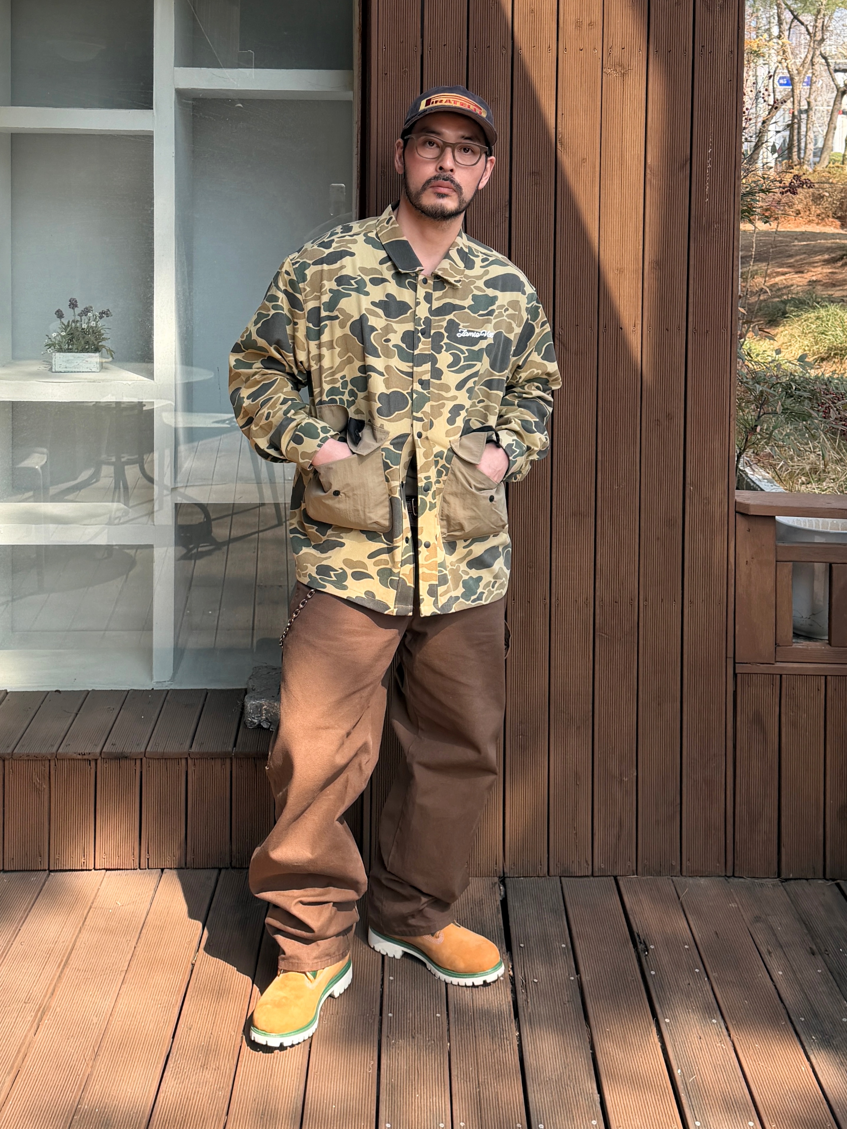 KASINA x Timberland 6 In Premium Vibram GTX Wheat 착용 스타일 - 5