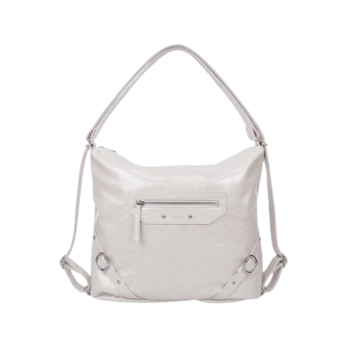 아노에틱 투웨이 지퍼백 아이보리(Anoetic 2-Way Zipper Bag Ivory)