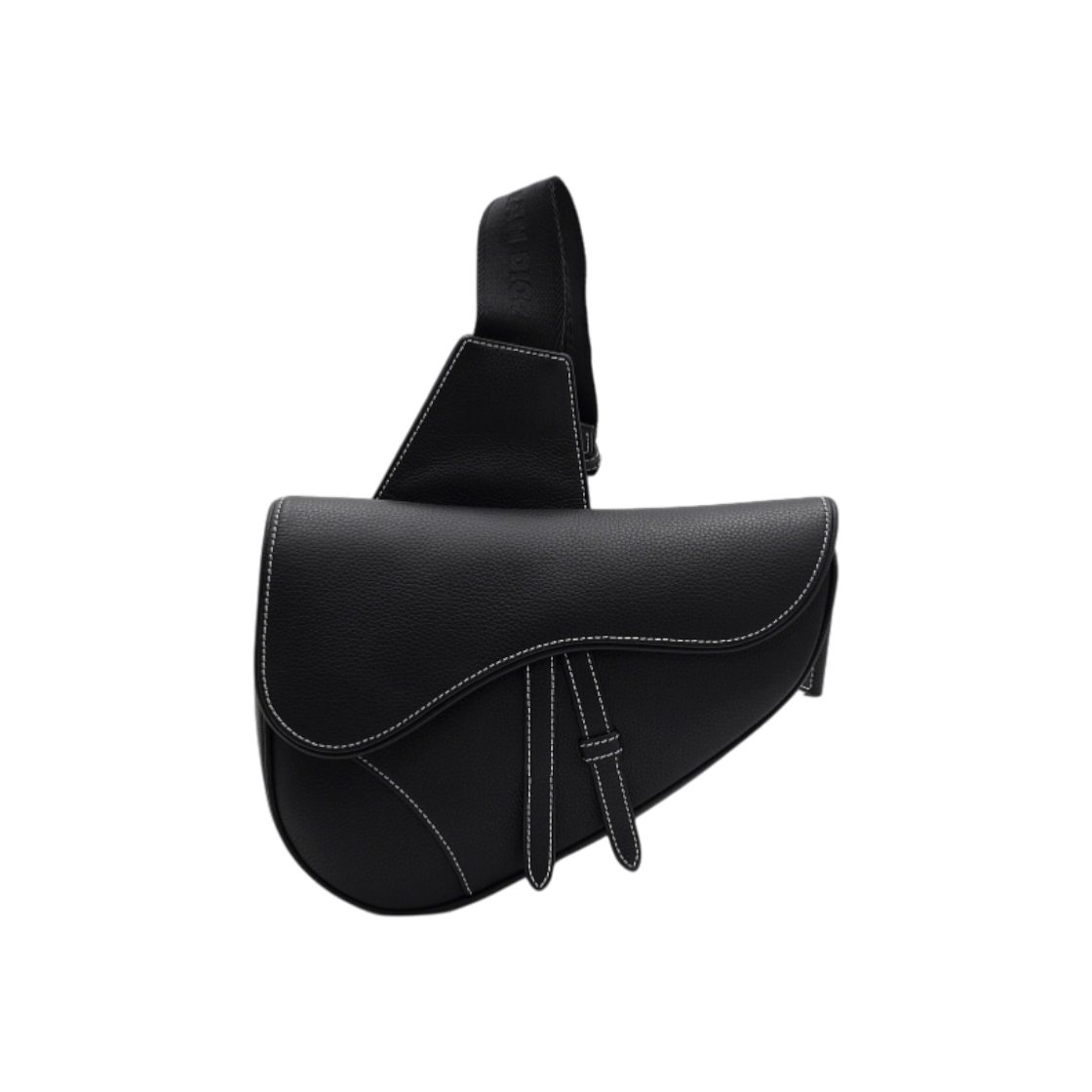디올 1ADPO093YKK H00N 블랙 그레인 카프스킨 새들 남성 벨트백 크로스백aa62307(Dior Black Grain Calfskin Saddle Belt Bag) - 1