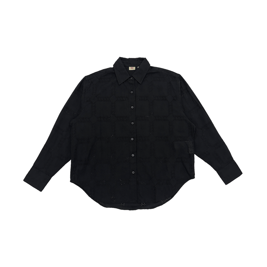 0072K-0006 Levi's Harley Oversized Shirt Black