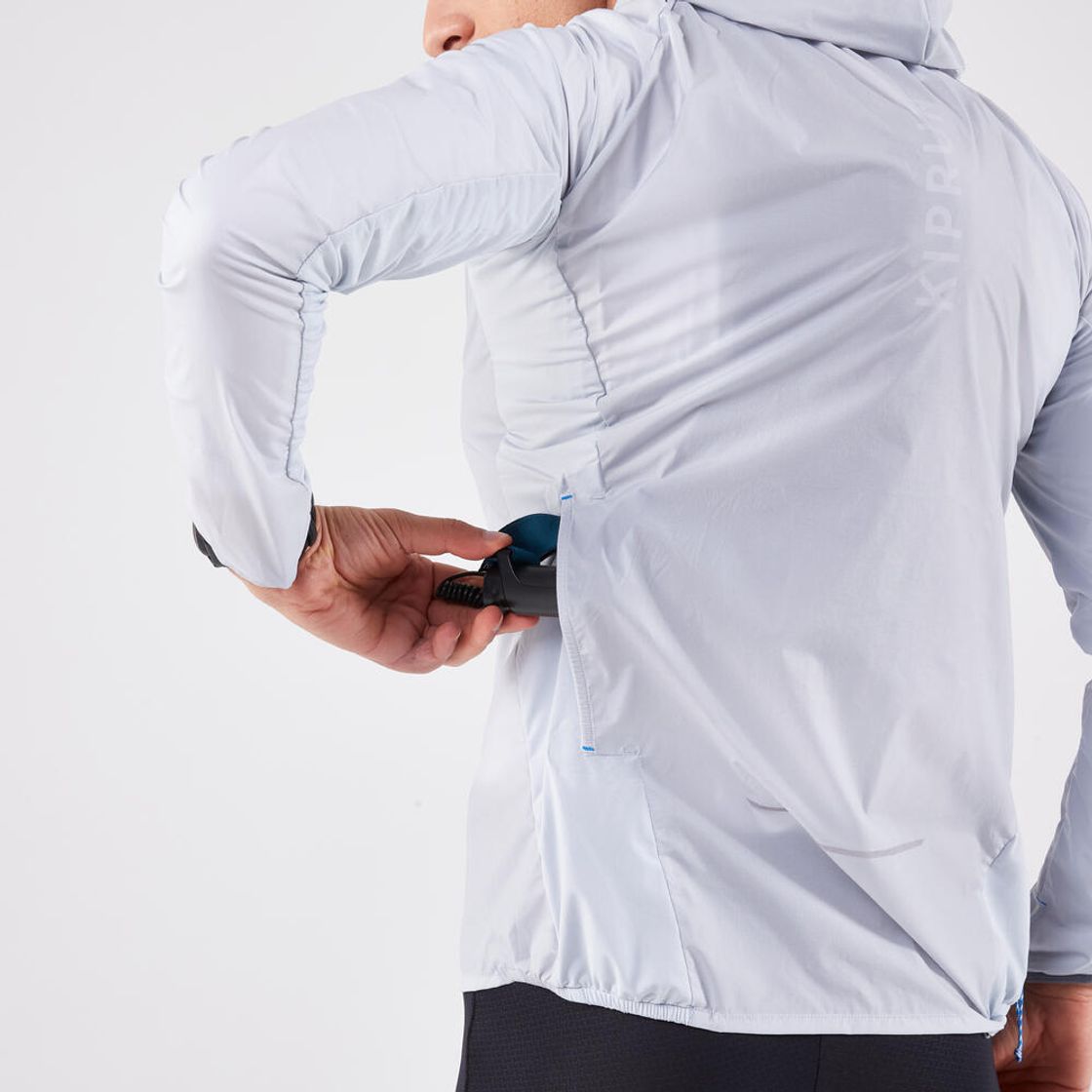 데카트론 남성 트레일 러닝 윈드 재킷 런 900 실버 그레이(DECATHLON Men's Trail Running Wind Jacket Run 900 Silver Grey) - 5
