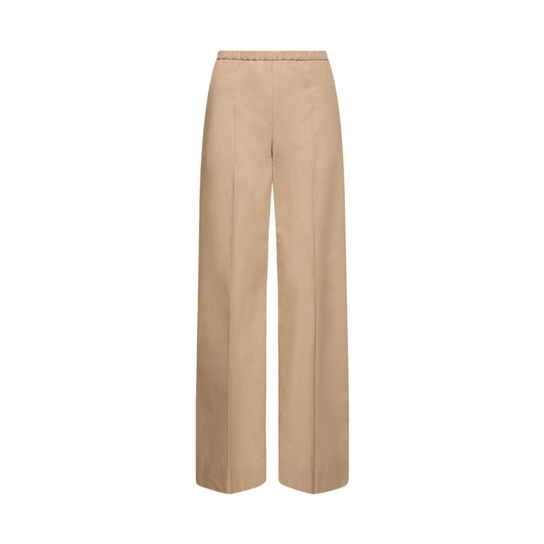 (W) 몽클레르 코튼 포플린 팬츠 베이지 - 26SS((W) Moncler Cotton Poplin Pants Beige - 26SS) - 1