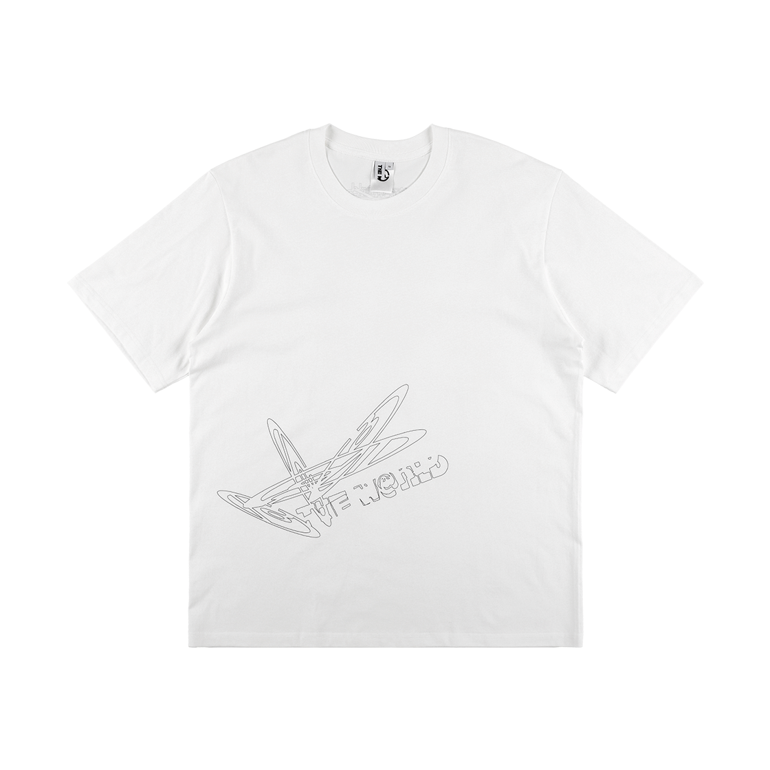 더왈드 시스템왈드 로고 코튼티 화이트(THE WARLD System Warld Logo Cotton Tee White) - 1