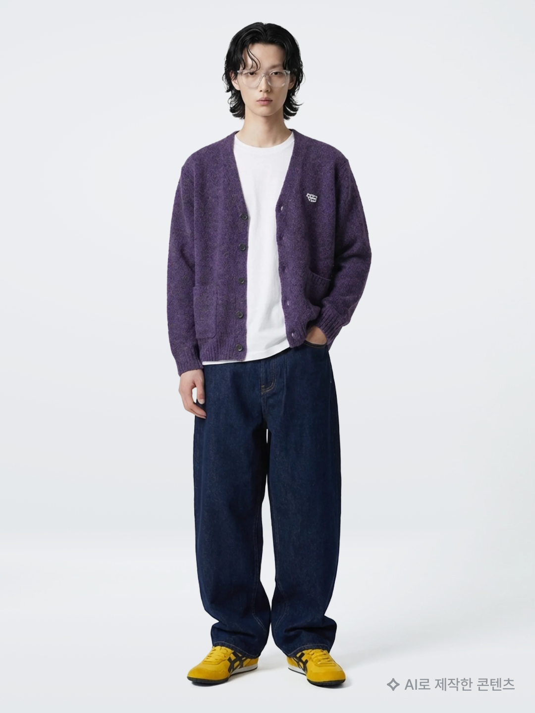 Supreme Box Logo Hooded Sweatshirt Dark Purple - 23FW, Stussy Washed Canvas Big OL' Jean Brown 착용 스타일 - 5