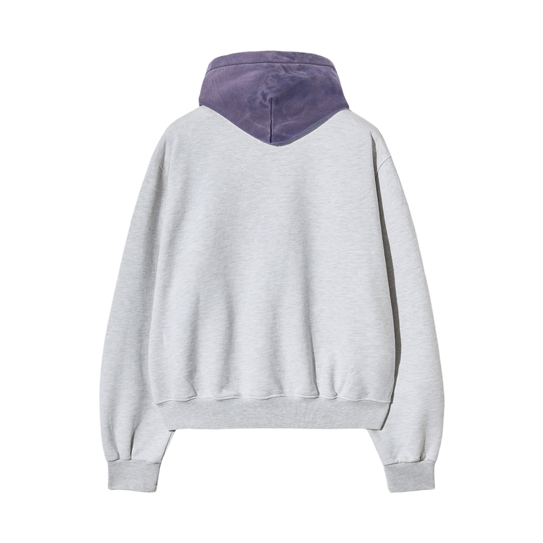 아노트 유즈드 투 톤 후디 화이트멜란지 네이비(ANNOT Used Two-Tone Hoodie White Melange Navy) - 2