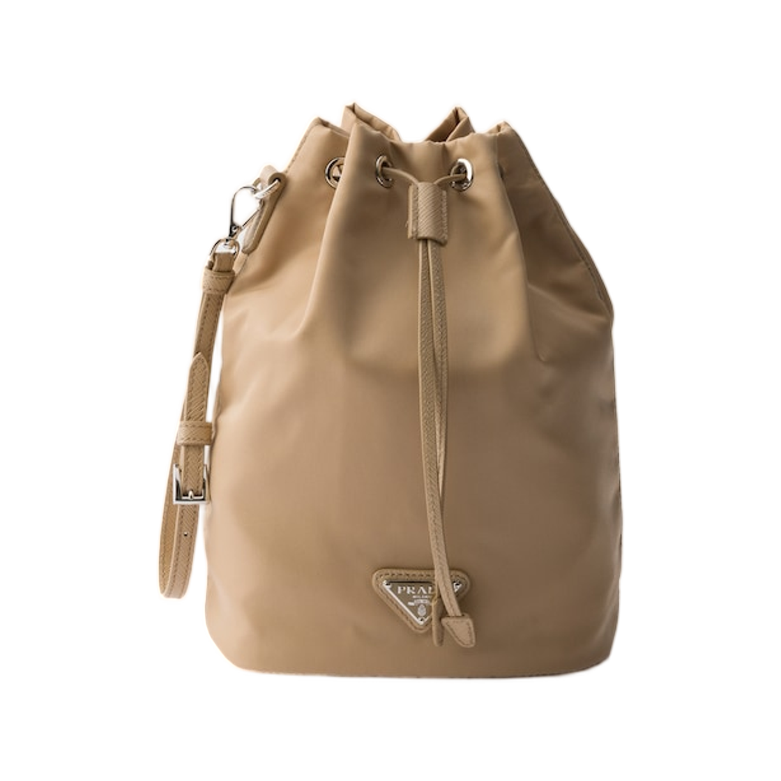 1NS369-R067-F0040 Prada Re-Nylon Pouch Camel Brown