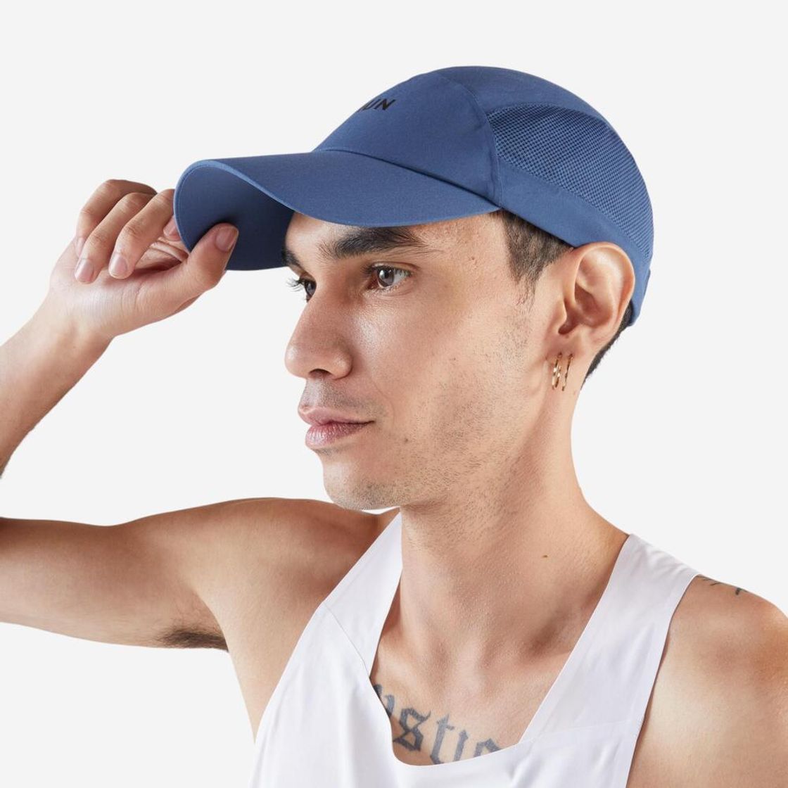 데카트론 러닝 캡 모자 V2 어비스 블루(DECATHLON Running Cap V2 Abyss Blue) - 2