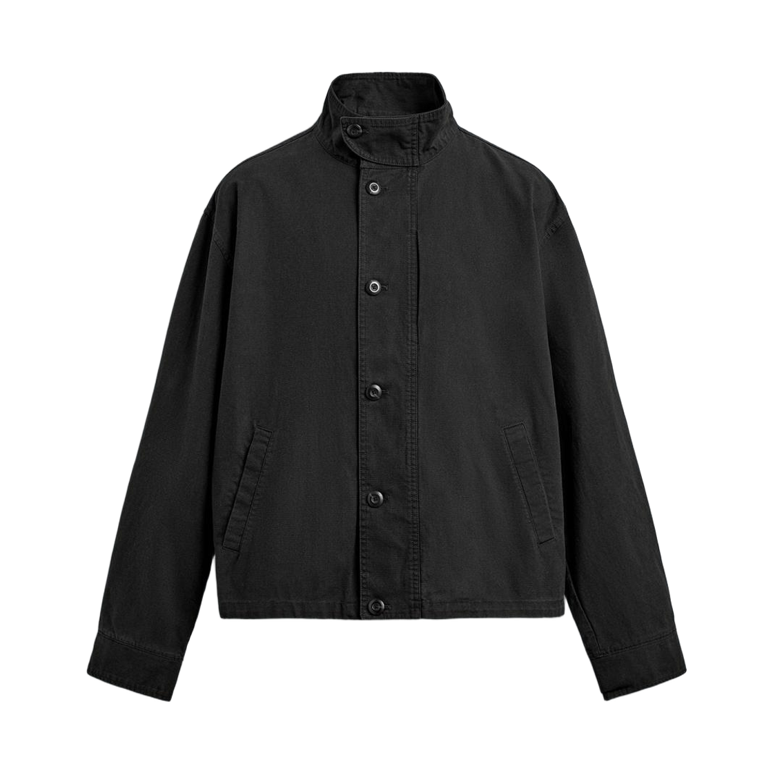 자라 박시 핏 코튼 자켓 블랙(Zara Boxy Fit Cotton Jacket Black)