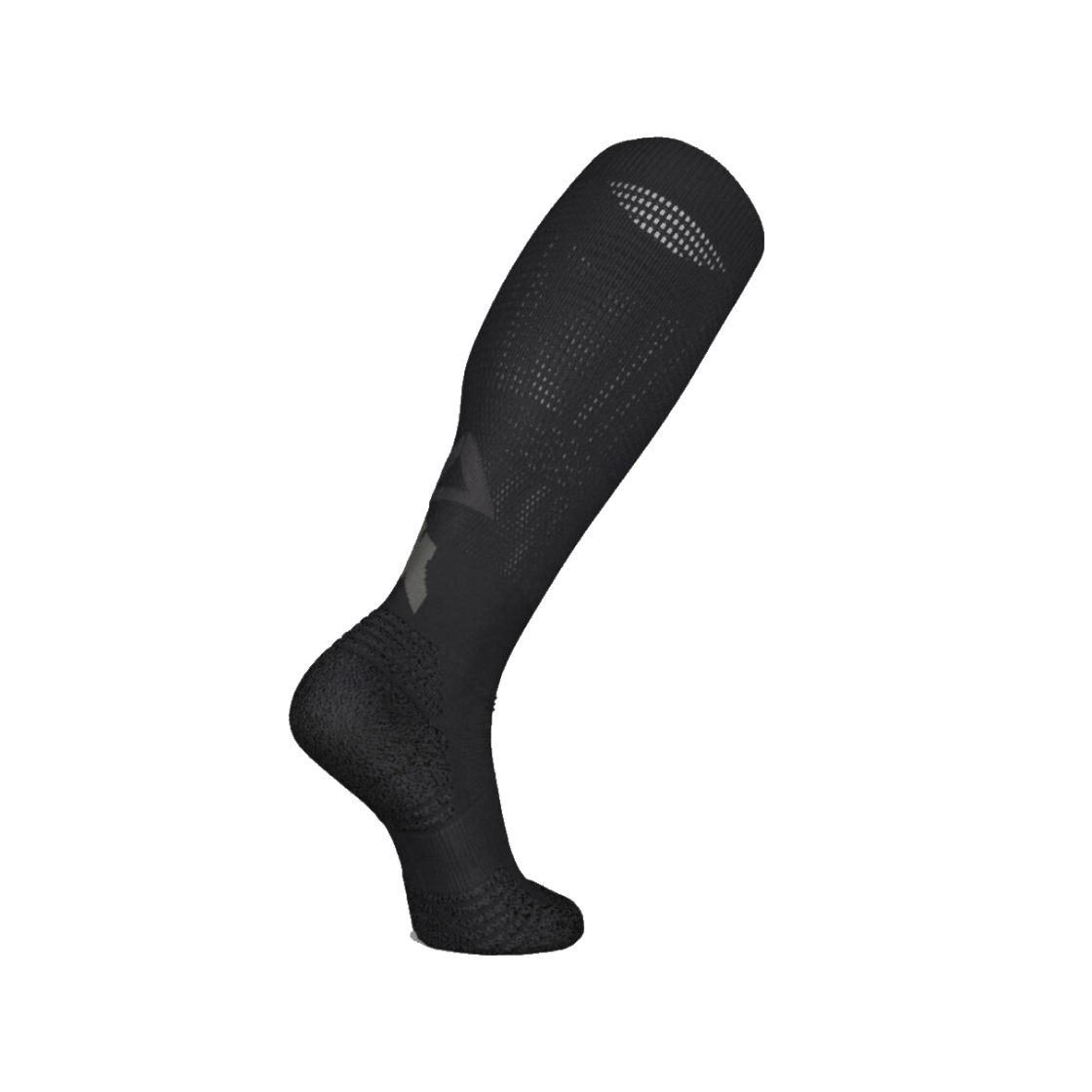 8841244 DECATHLON Running Calf Compression Socks 1 Pair 500 Black