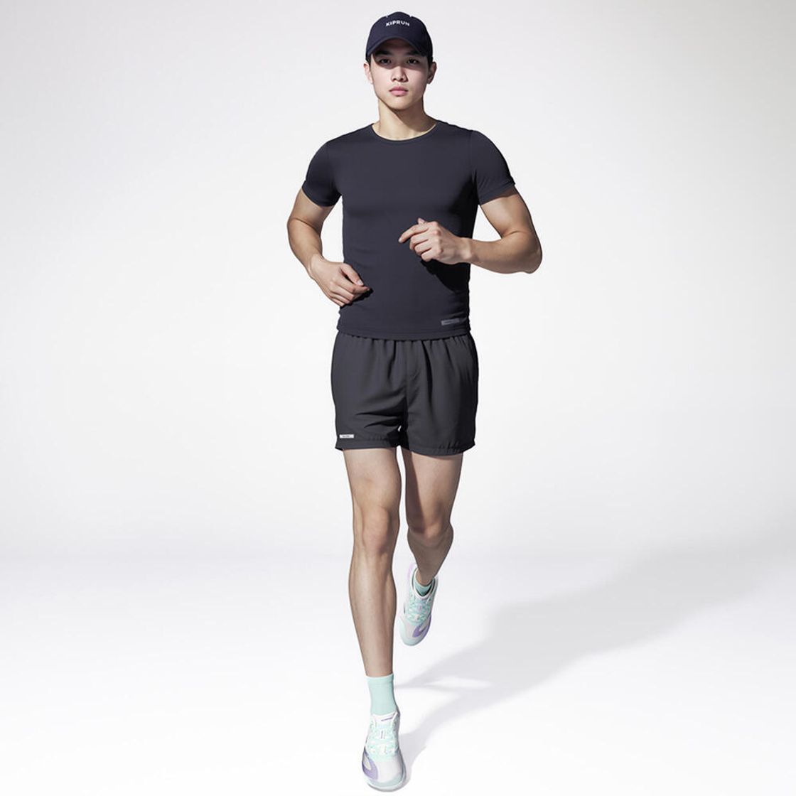 데카트론 러닝 캡 모자 V2 스모크 블랙(DECATHLON Running Cap V2 Smoked Black) - 2
