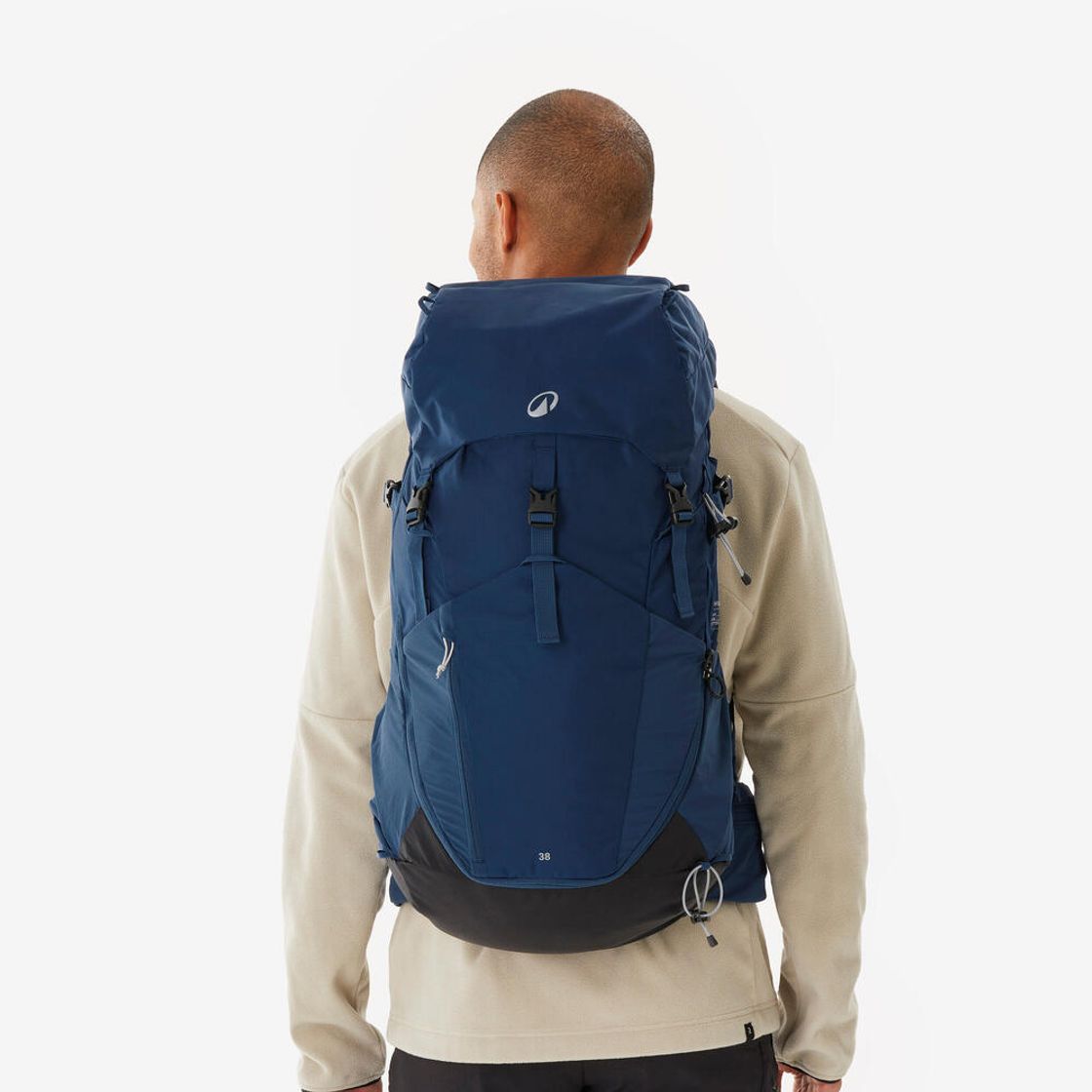 데카트론 등산 백팩 38L MH500 미드나잇 블루(DECATHLON Hiking Backpack 38L MH500 Midnight Blue) - 3