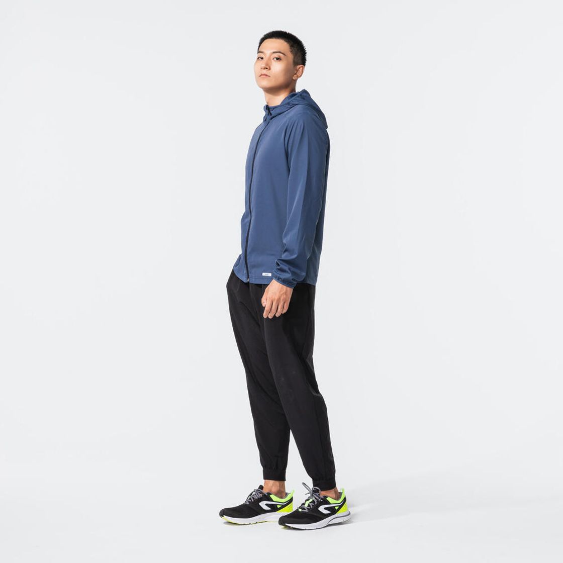 데카트론 남성 러닝 윈드 재킷 런 100 어비스 블루(DECATHLON Men's Running Wind Jacket Run 100 Abyss Blue) - 5
