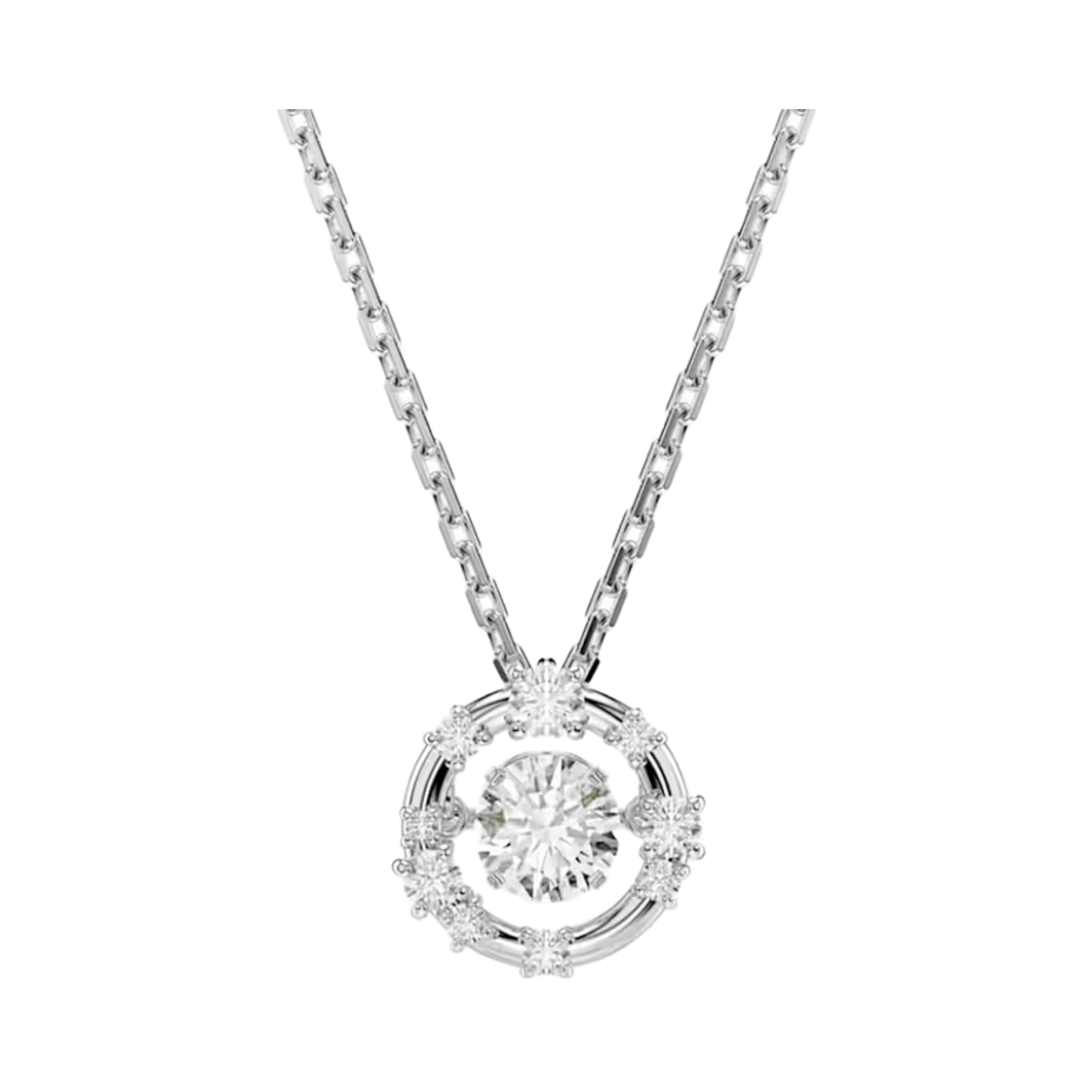 SW5738247 [20% 쿠폰] (쇼핑백 포함) Swarovski Constella Pendant White Rhodium Plated