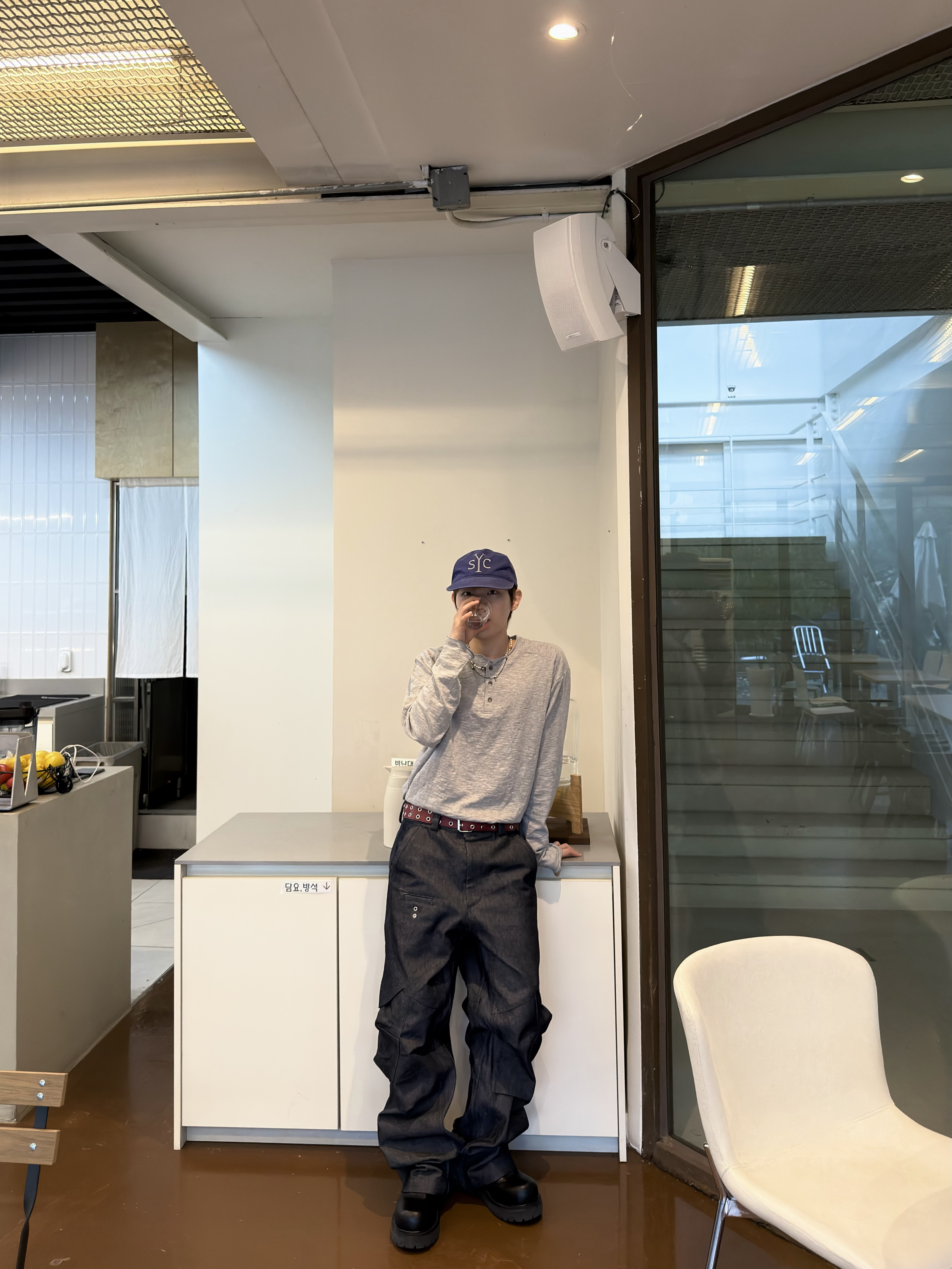 IGNOTA Core:14 Shell Cargo Pants Indigo, LOSTGARDEN Phantom 착용 스타일 - 4