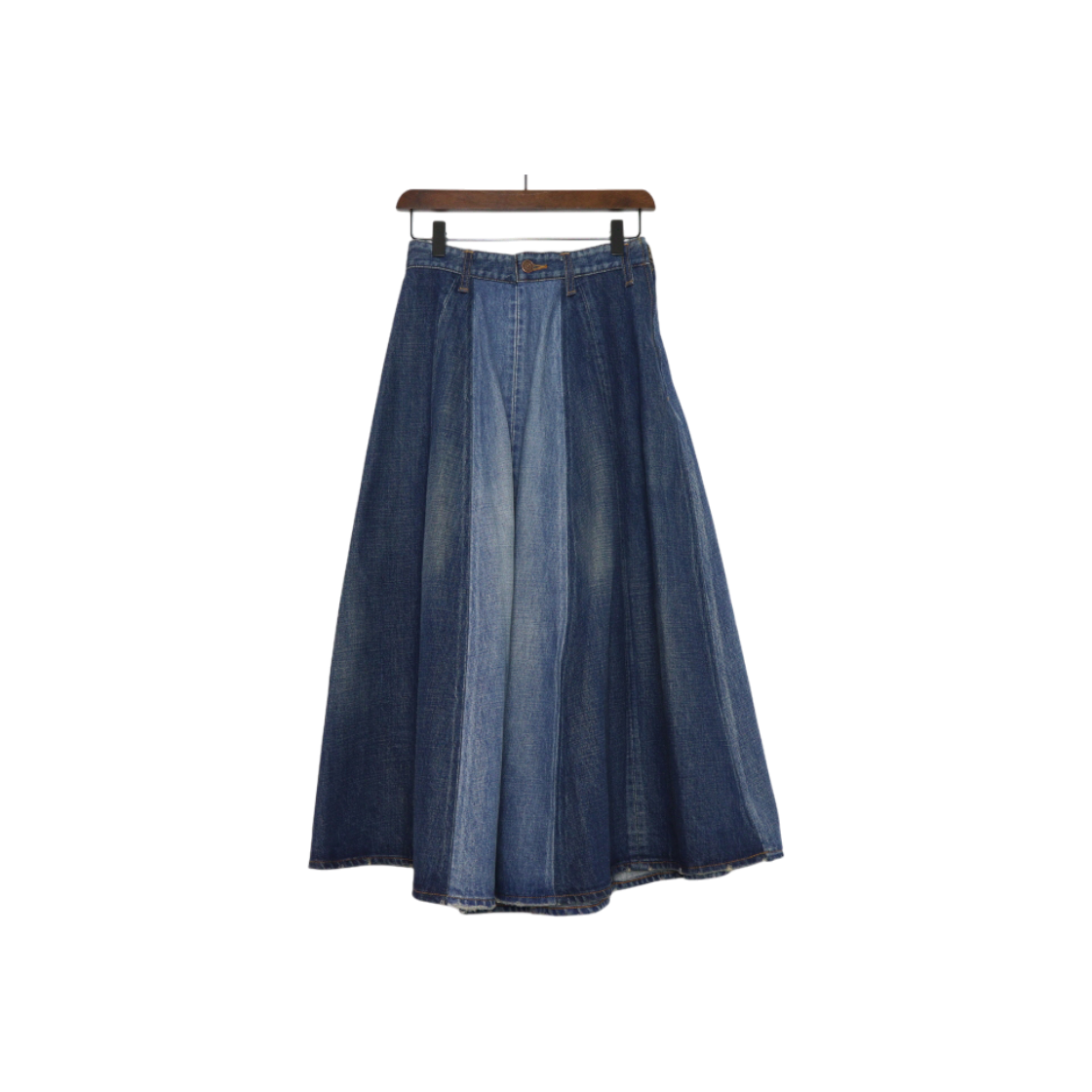 셀린느 S151695P 데님 플리츠 여성 롱스커트aa62321(Celine Denim Pleated Long Skirt) - 1
