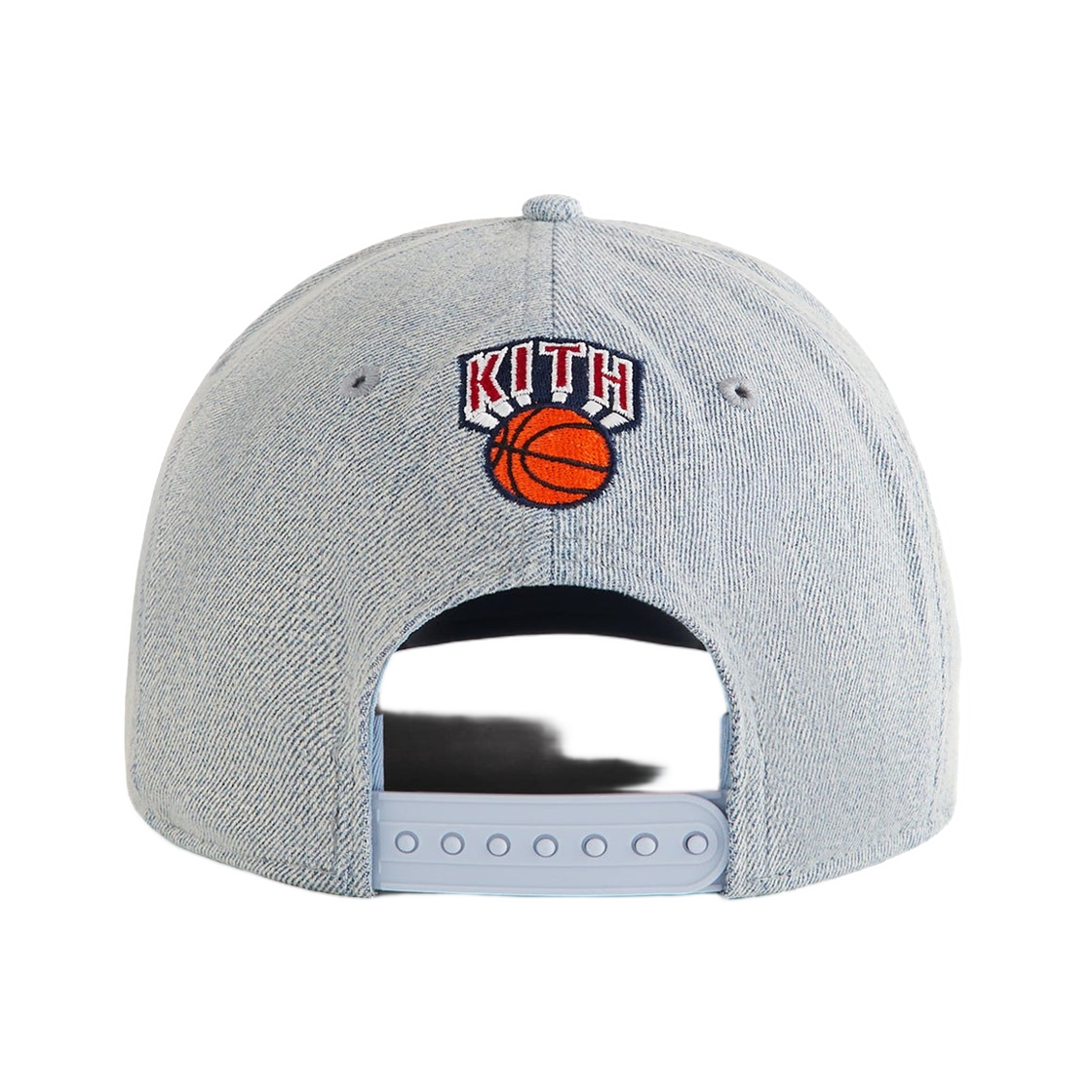 키스 & 뉴에라 포 더 뉴욕 닉스 데님 9포티 M 크라운 스냅백 미드 인디고(Kith & New Era For The New York Knicks Denim 9Forty M Crown Snapback Mid Indigo) - 2