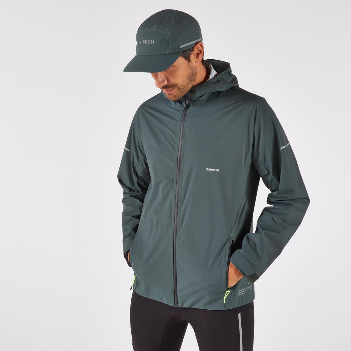 데카트론 러닝 5패널 발수 캡 모자 스모크 그린(DECATHLON Running 5-Panel Water-Repellent Cap Smoked Green) - 5