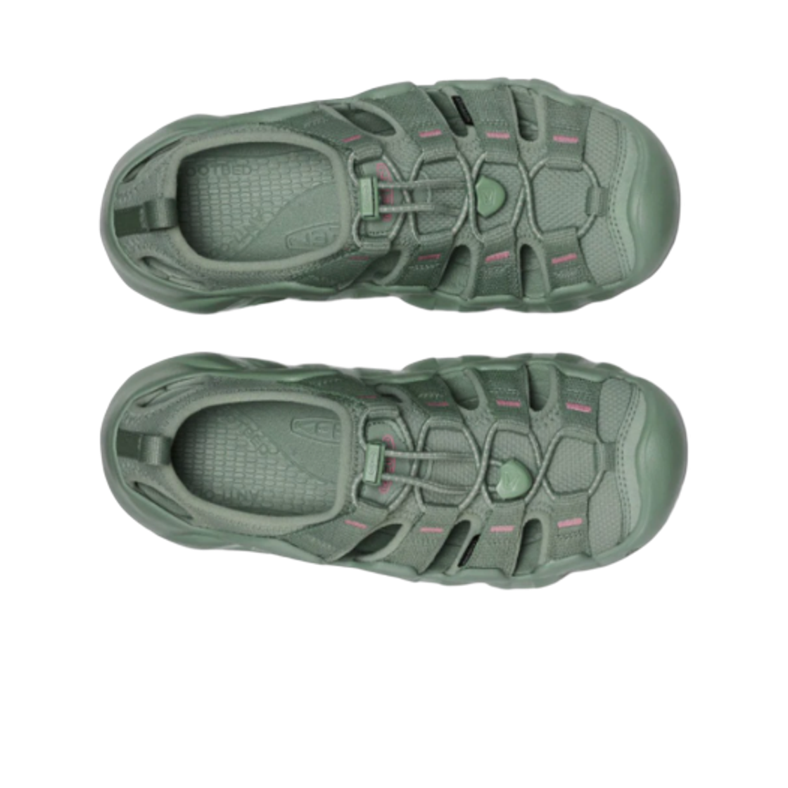 (W) 킨 하이퍼포트 H2 샌들 모노크롬 릴리 패드((W) Keen Hyperport H2 Sandal Monochrome Lily Pad) - 2
