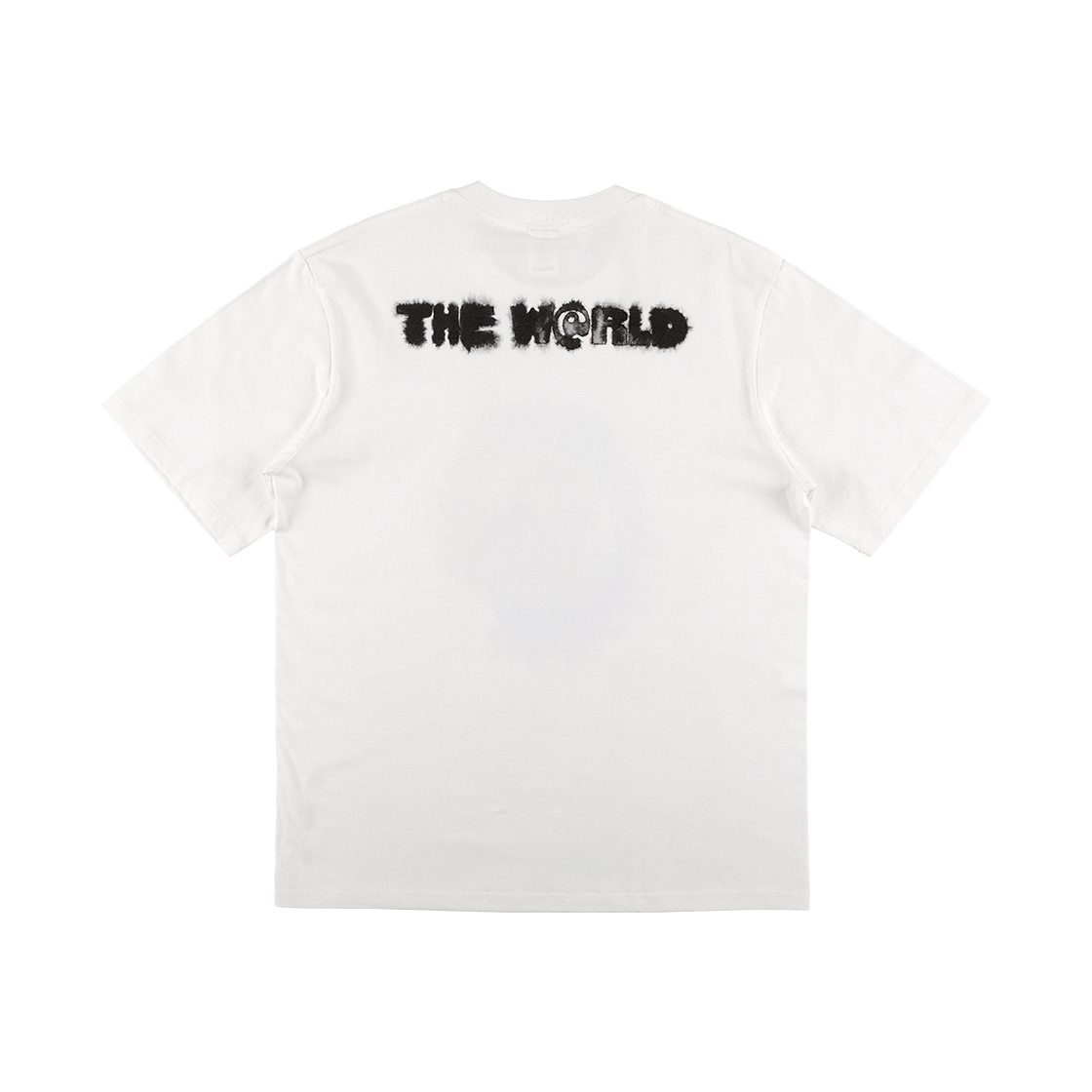 더왈드 워터컬러 앳심볼 코튼티 화이트(THE WARLD Water Color At Symbol Cotton Tee White) - 4