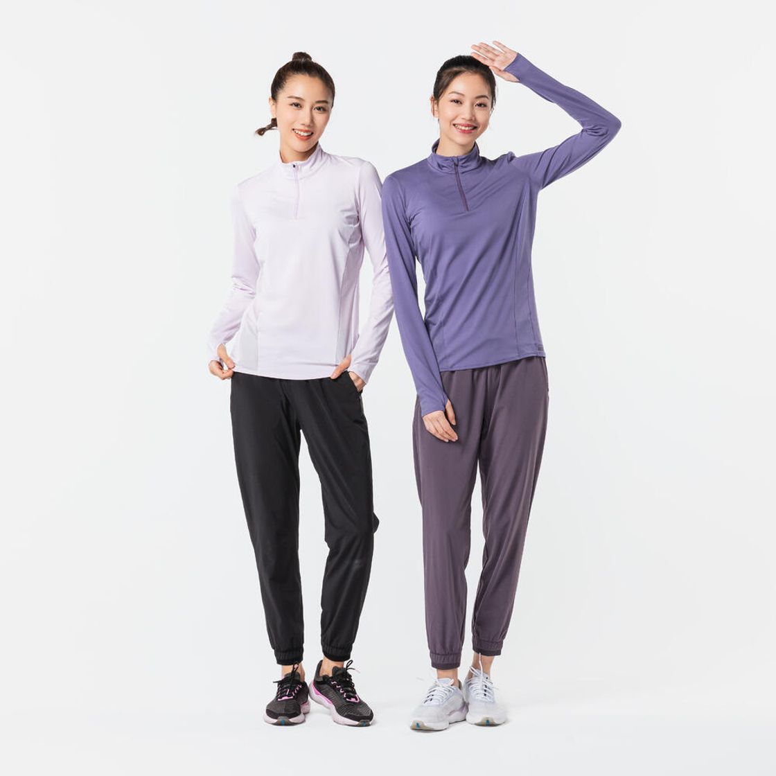 데카트론 여성 러닝 바지 런 드라이 100 스모크 블랙(DECATHLON Women's Running Pants Run Dry 100 Smoked Black) - 9