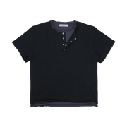 Huey Layered Tee Black