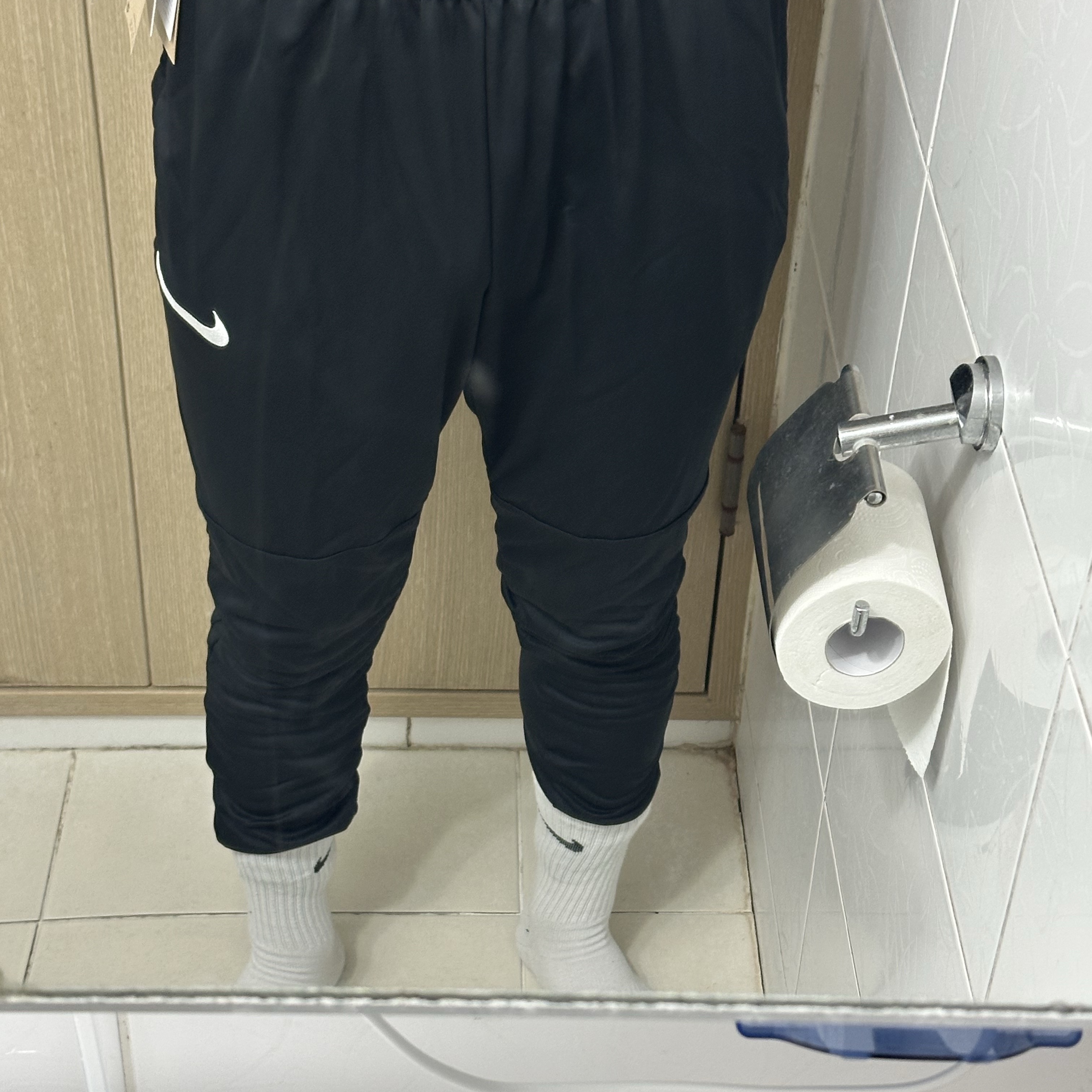 Nike Dri-Fit Park 20 Knit Pant Black White - US/EU 착용 스타일