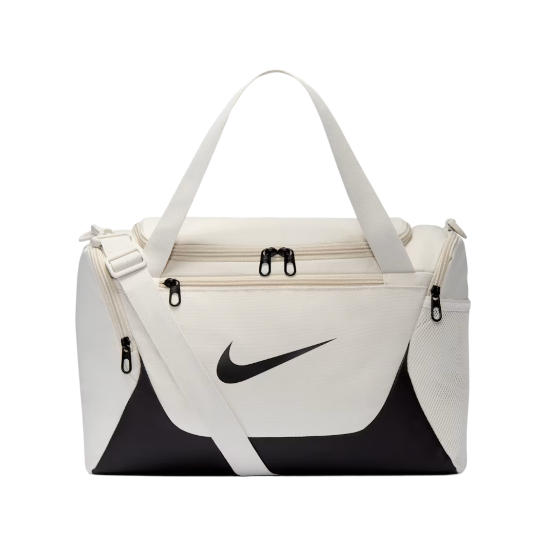 나이키 브라질리아 트레이닝 엑스트라 스몰 더플백 24L 라이트 본 블랙(Nike Brasilia Training Extra Small Duffle Bag 24L Light Bone Black)