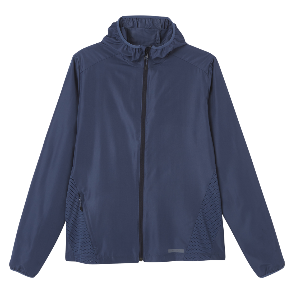 8796833 DECATHLON Men's Running Wind Jacket Run 100 Abyss Blue