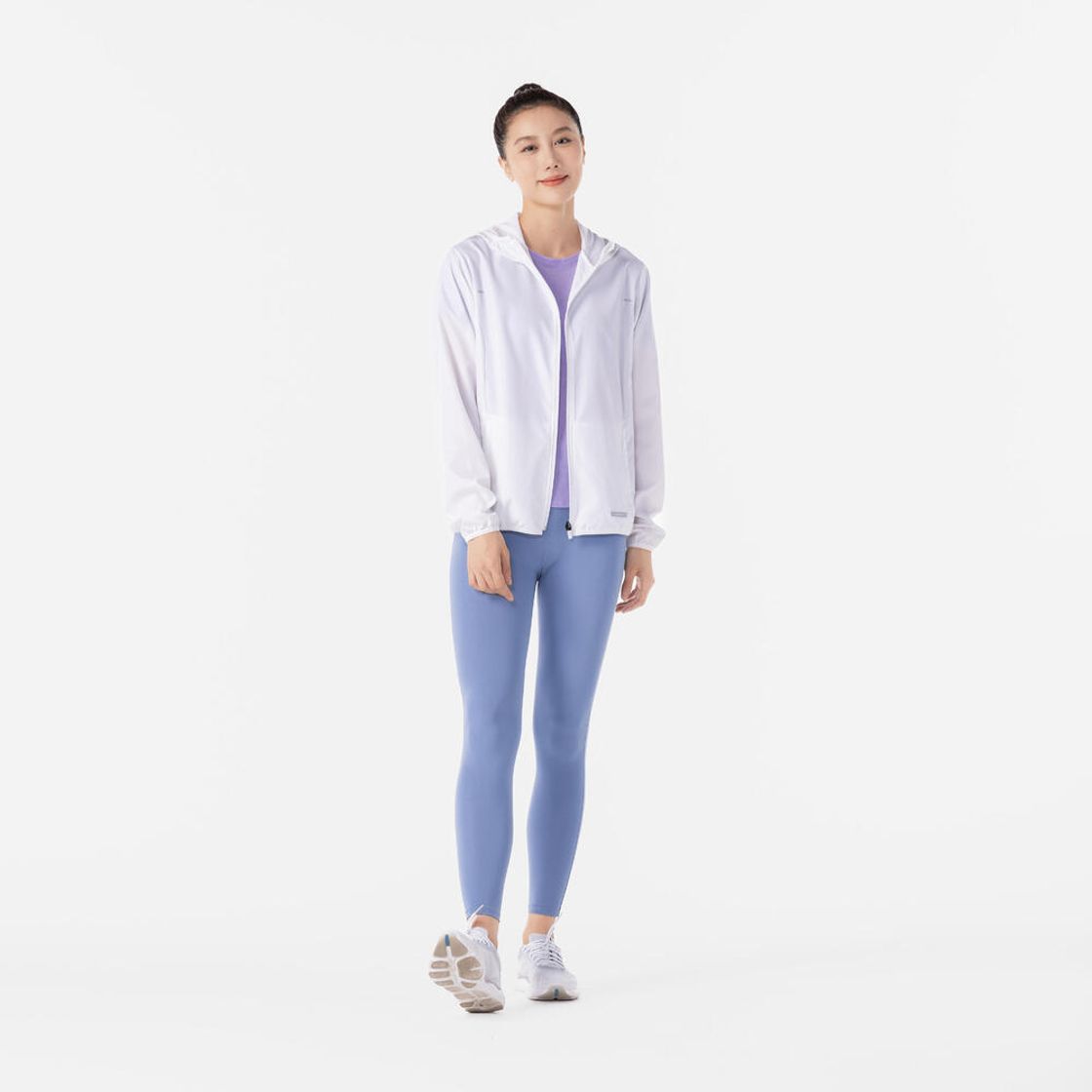 데카트론 여성 러닝 윈드 재킷 런 100 울트라 화이트(DECATHLON Women's Running Wind Jacket Run 100 Ultra White) - 8