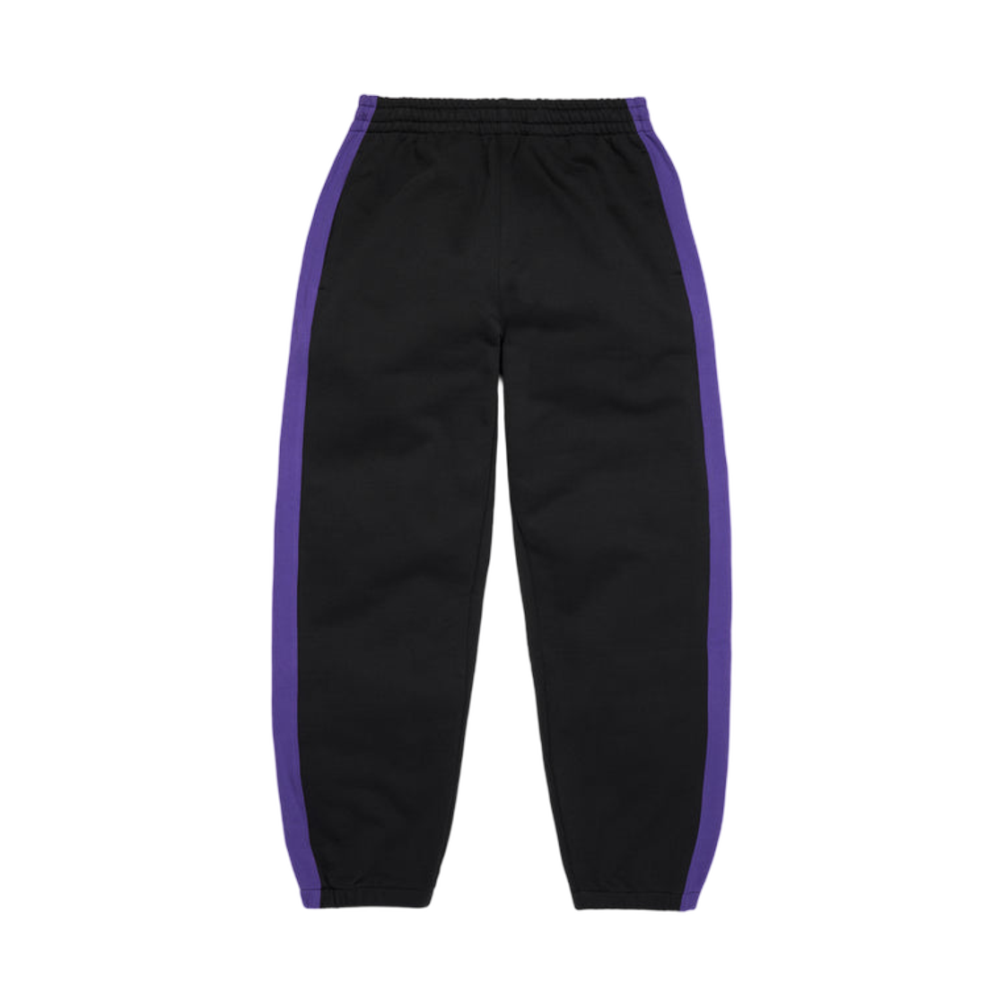데님 티어스 DT 스트라이프 오픈 헴 스웨트팬츠 블랙(Denim Tears DT Stripe Open Hem Sweatpant Black)