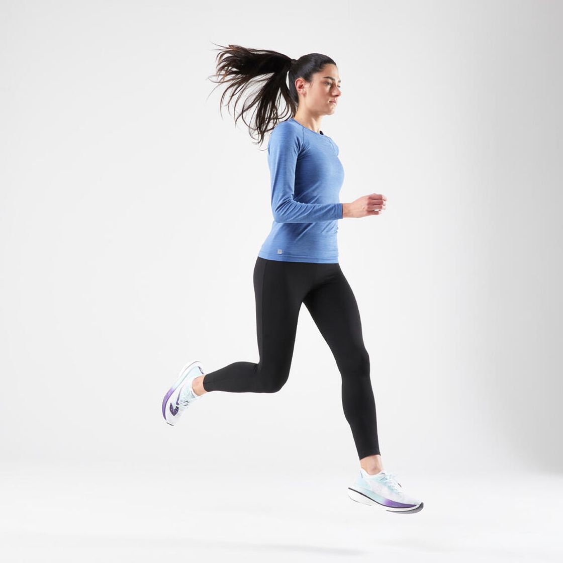 데카트론 여성 러닝 레인 레깅스 런 레인 900 스모크 블랙(DECATHLON Women's Running Rain Leggings Run Rain 900 Smoked Black) - 10